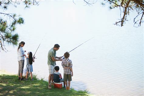 Take the family fishing .